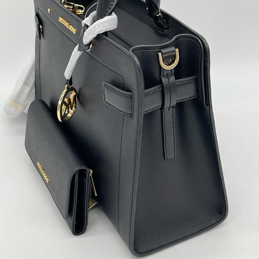 Michael Kors Medium Rayne Satchel & Trifold Wallet - Picture 6 of 12